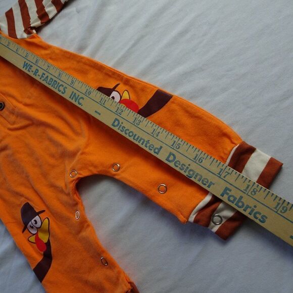 Thanksgiving Turkey Baby One Piece Size 70 - Picture 5 of 5